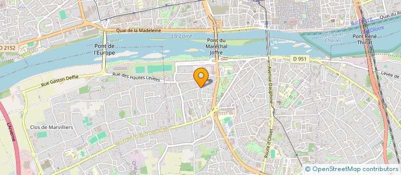 localisation de l'entreprise SCI BELLEVUE à ORLEANS