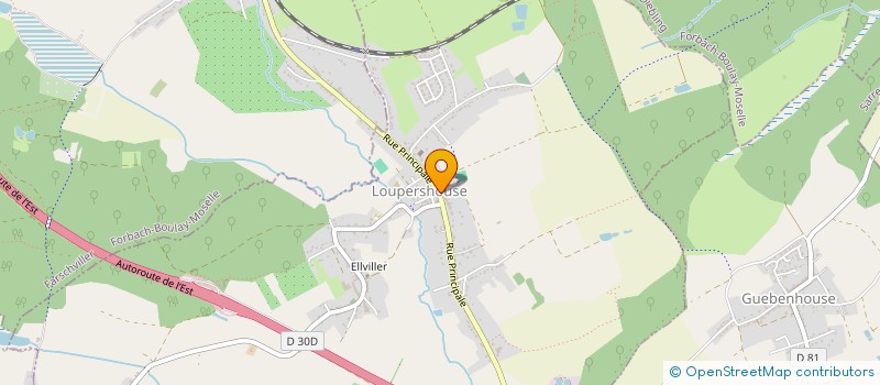 localisation de l'entreprise SCI BELLEVUE  REMERING-LES-PUTTELANGE