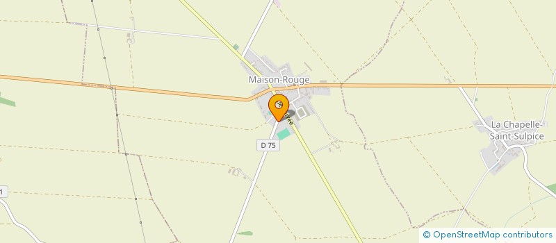 localisation de l'entreprise SCI BELLEVUE  MAISON-ROUGE