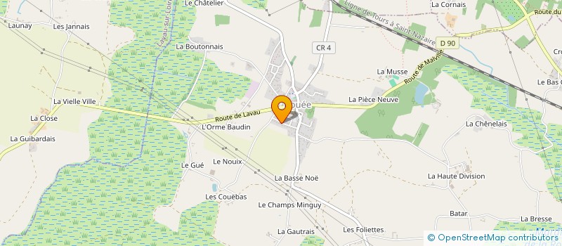 localisation de l'entreprise SCI BELLEVUE  BOUEE