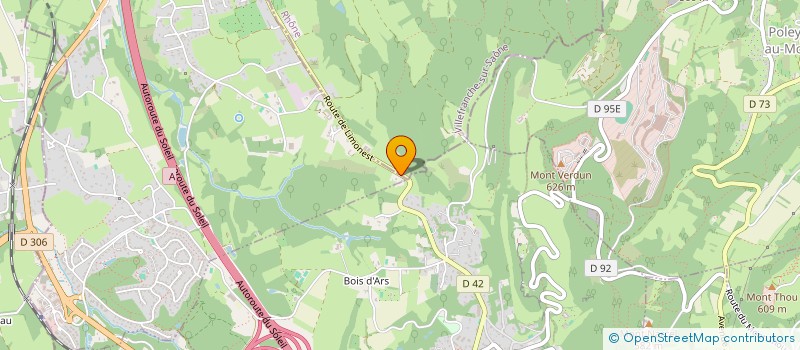 localisation de l'entreprise SCI BELLEVUE  LISSIEU