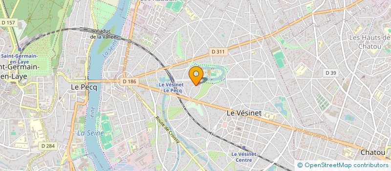 localisation de l'entreprise SCI BELLEVUE  LE VESINET