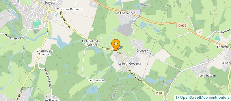 localisation de l'entreprise SCI BELLEVUE à FEYTIAT