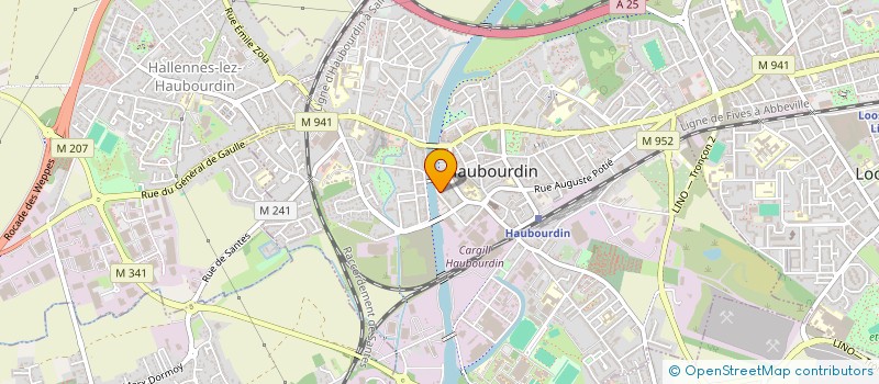 localisation de l'entreprise SCI BELLEVUE  HAUBOURDIN