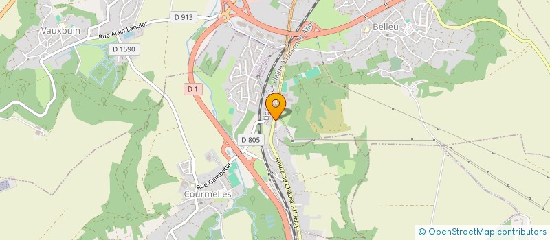 localisation de l'entreprise SCI BELLEVUE 56  BELLEU