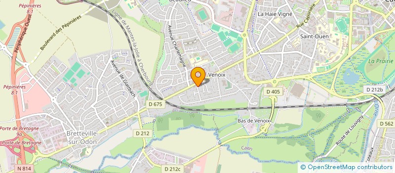 localisation de l'entreprise SCI BELLEVUE 74 à CAEN