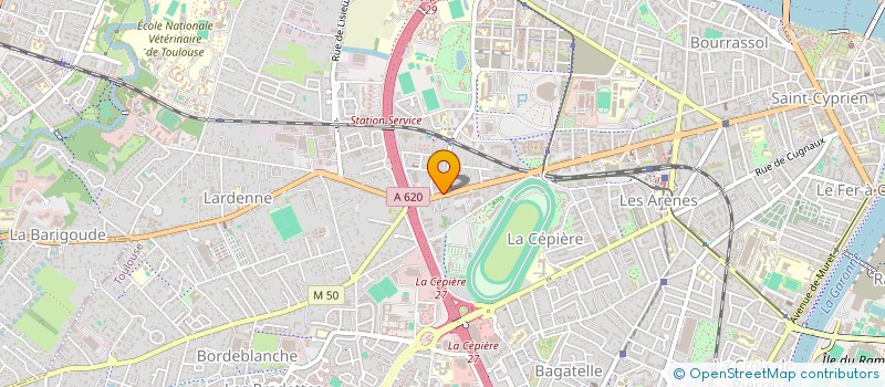 localisation de l'entreprise SCI BELLEVUE à TOULOUSE