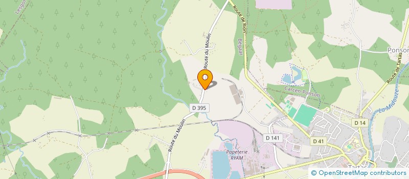 localisation de l'entreprise SCI BELLEVUE  BEGAAR