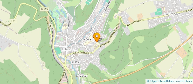 localisation de l'entreprise SCI BELLEVUE  LYON