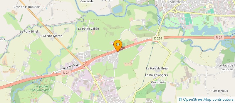 localisation de l'entreprise SCI BELLEVUE  BREAL-SOUS-MONTFORT