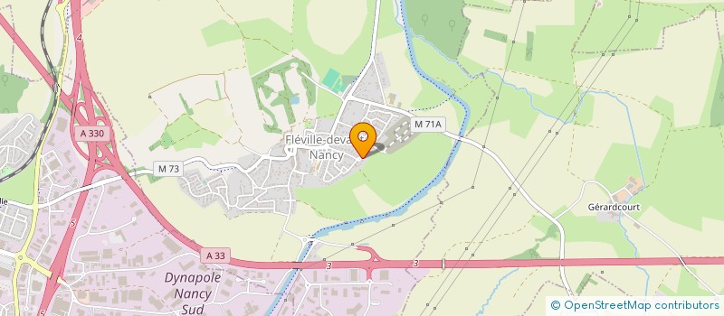 localisation de l'entreprise SCI BELLEVUE  FLEVILLE-DEVANT-NANCY