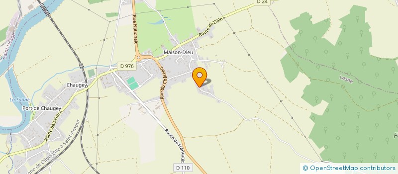 localisation de l'entreprise SCI BELLEVUE  LOSNE