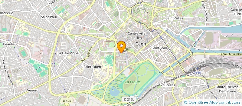 localisation de l'entreprise SCI BELLEVUE à CAEN