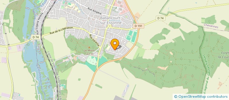 localisation de l'entreprise SCI BELLEVUE CDV à BALLANCOURT-SUR-ESSONNE