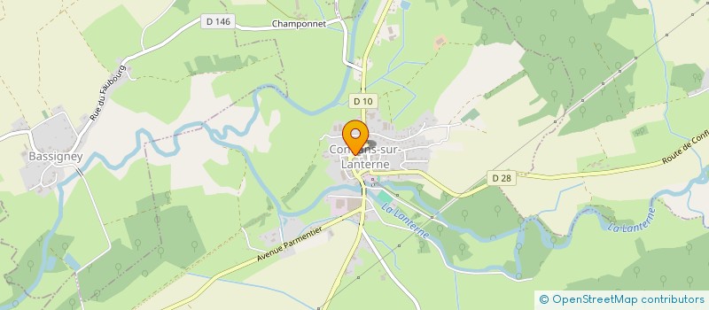 localisation de l'entreprise SCI BELLEVUE DU PORT  CONFLANS-SUR-LANTERNE