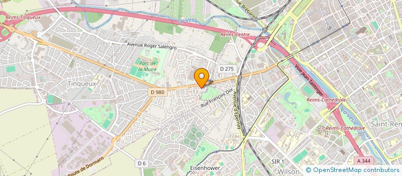 localisation de l'entreprise SCI BELLEVUE II  TINQUEUX