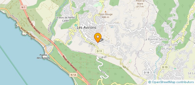 localisation de l'entreprise SCI BELLEVUE NOUVELLE  LES AVIRONS