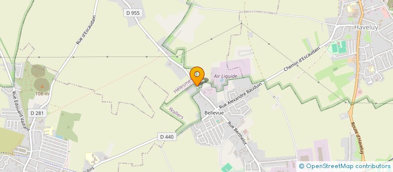 localisation de l'entreprise SCI BELLEVUE PIERRE ET JEAN à WALLERS