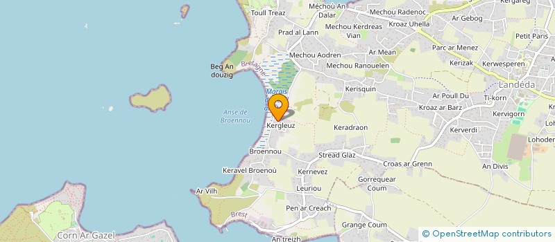 localisation de l'entreprise SCI BELLEVUE SAINT LIESNE  LANDEDA