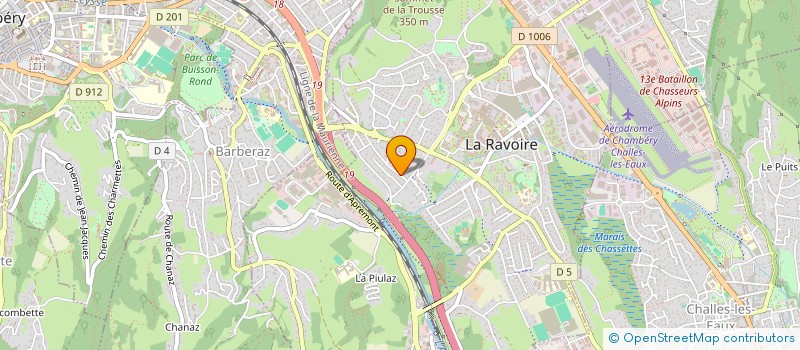 localisation de l'entreprise SCI BELLEY  LA RAVOIRE