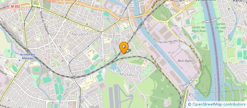 localisation de l'entreprise SCI BELLI  STRASBOURG