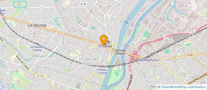 localisation de l'entreprise SCI BELLIARD  CHATOU