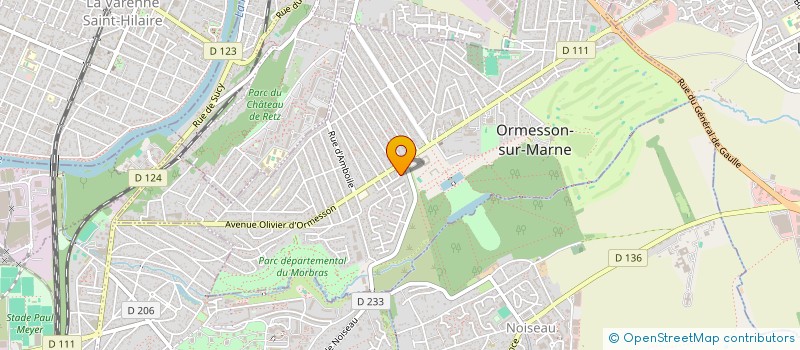 localisation de l'entreprise SCI BELLIER  ORMESSON-SUR-MARNE