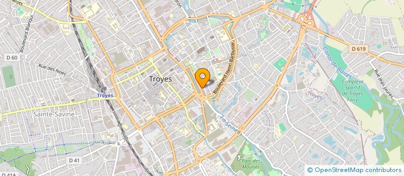 localisation de l'entreprise SCI BELLIMMO à TROYES