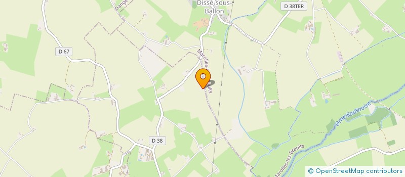 localisation de l'entreprise SCI BELLIMMO  MEZIERES SUR PONTHOUIN