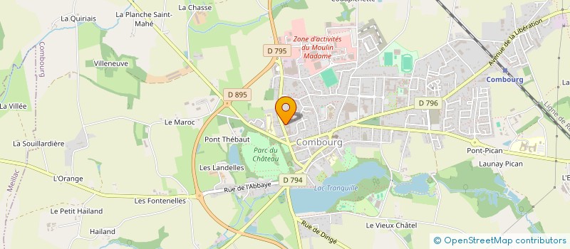 localisation de l'entreprise SCI BELLIMO  COMBOURG