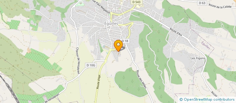 localisation de l'entreprise SCI BELLINES FLEURIES à EGUILLES