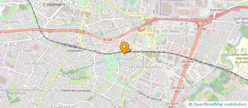 localisation de l'entreprise SCI BELLIO à COLOMIERS
