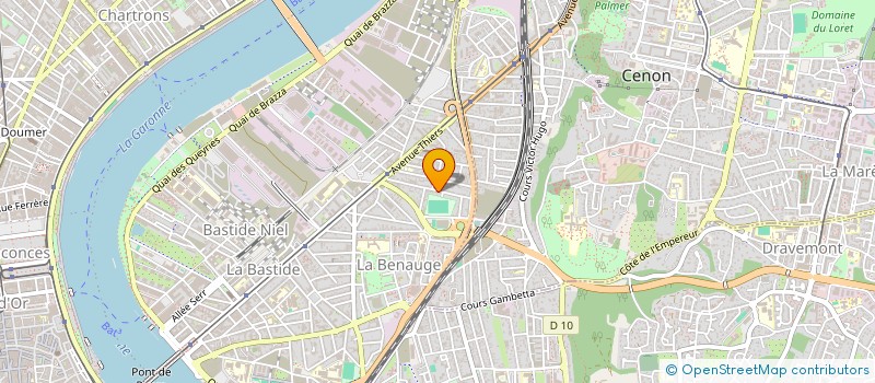 localisation de l'entreprise SCI BELLIS PERENNIS  BORDEAUX