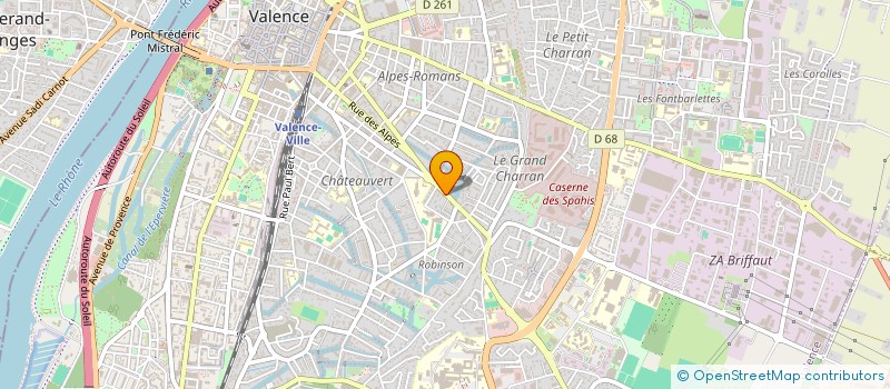localisation de l'entreprise SCI BELLISA à VALENCE