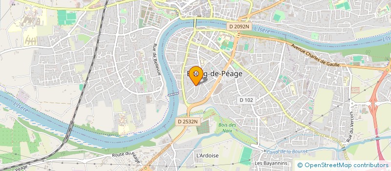 localisation de l'entreprise SCI BELLISSIMA  BOURG-DE-PEAGE