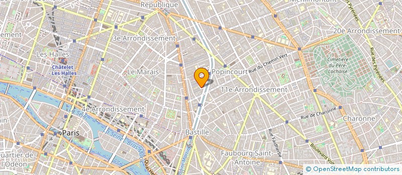 localisation de l'entreprise SCI BELLITY  PARIS