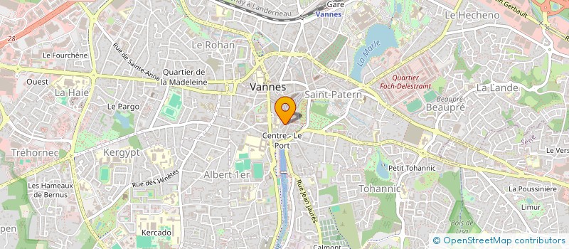 localisation de l'entreprise SCI BELLMAX à VANNES