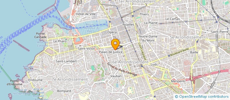 localisation de l'entreprise SCI BELLO à MARSEILLE