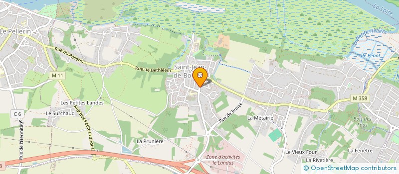 localisation de l'entreprise SCI BELLOC  SAINT JEAN DE BOISEAU