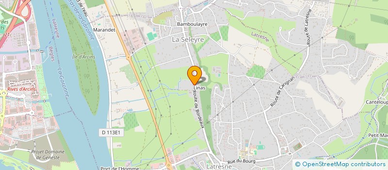 localisation de l'entreprise SCI BELLOC  LATRESNE