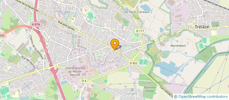 localisation de l'entreprise SCI BELLOIN FRERES  TRELAZE