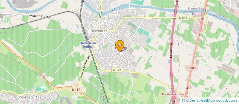 localisation de l'entreprise SCI BELLOT à RIVESALTES