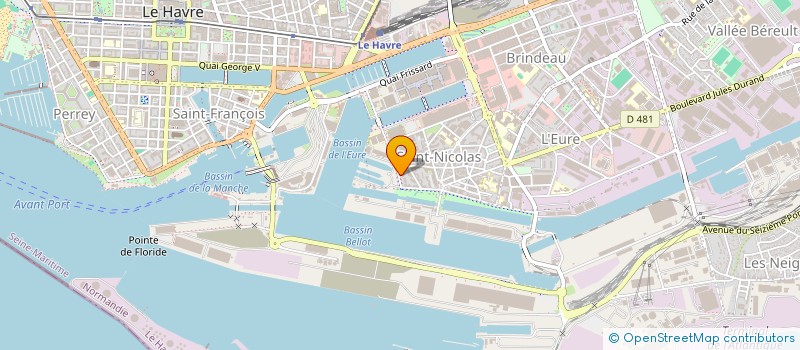 localisation de l'entreprise SCI BELLOT à LE HAVRE