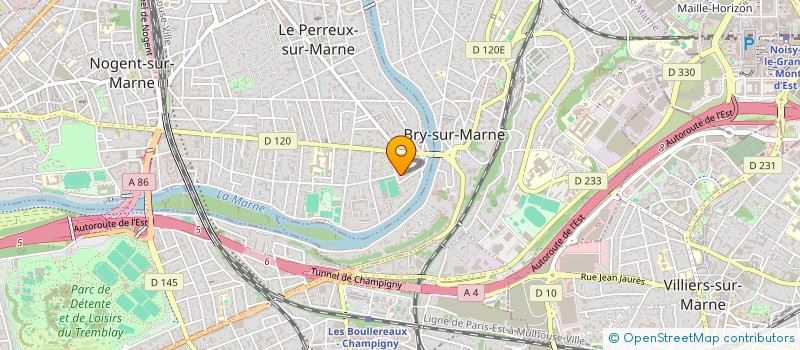 localisation de l'entreprise SCI BELLOU DCME  LE PERREUX-SUR-MARNE