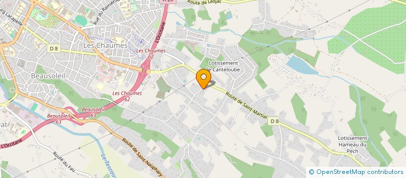 localisation de l'entreprise SCI BELLUC  TOULOUSE