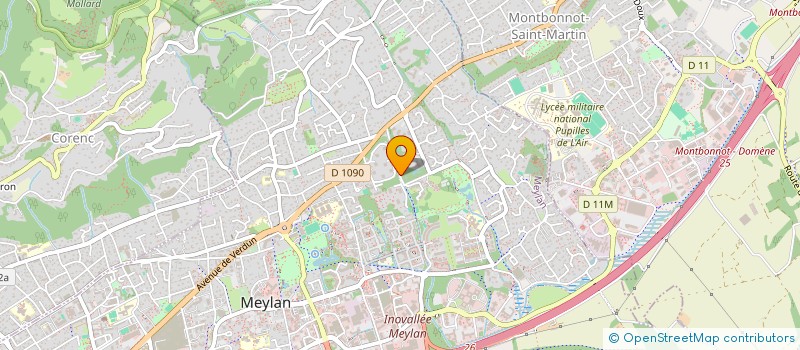 localisation de l'entreprise SCI BELLUE  MEYLAN