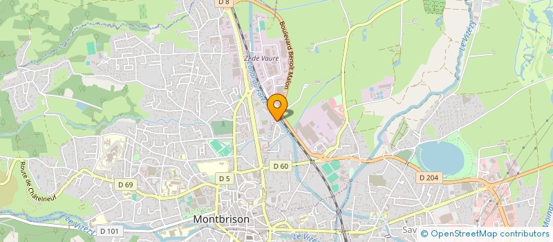 localisation de l'entreprise SCI BELMA  SAVIGNEUX