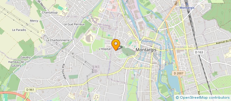 localisation de l'entreprise SCI BELMAN à MONTARGIS