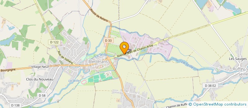 localisation de l'entreprise SCI BELMAR  BLETTERANS