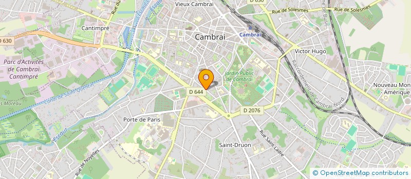 localisation de l'entreprise SCI BELMAS à CAMBRAI